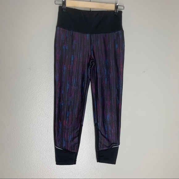 Prana Tatum Capri Leggings Mid Rise Wide Waistband - Picture 2 of 9